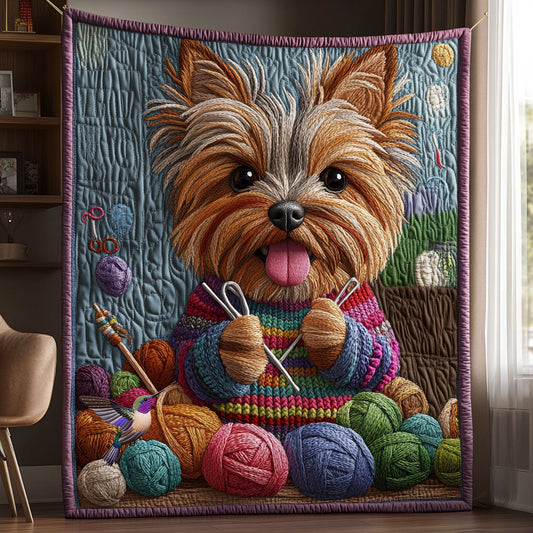 Yorkshire Terrier Colorful WX0511020CL Quilt