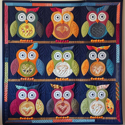 Colorful Owl WJ0410006CL Quilt