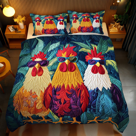 Adventurous Chicken WJ0811026CL Duvet Cover Set