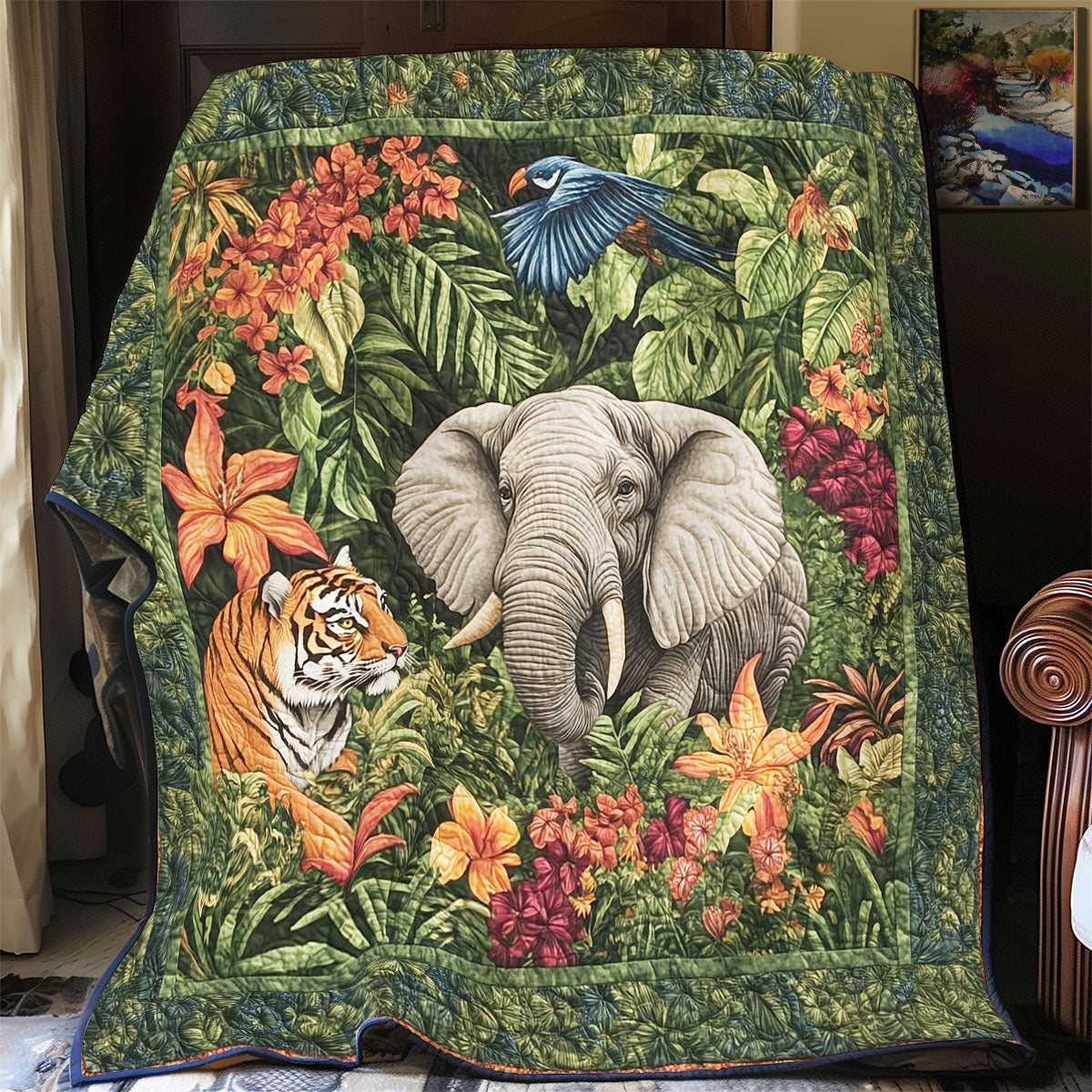 Wild Animal WY0202087CL Quilt