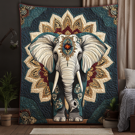 Mandala Elephant WG1812020CL Quilt