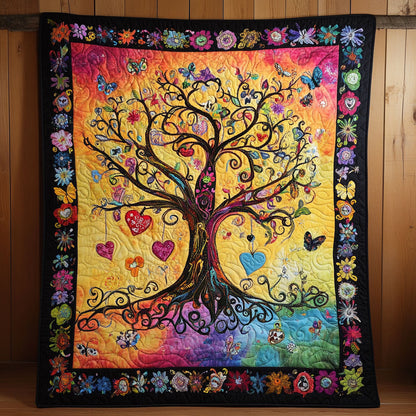 Colorful Tree Portrait WY1902078CL Quilt