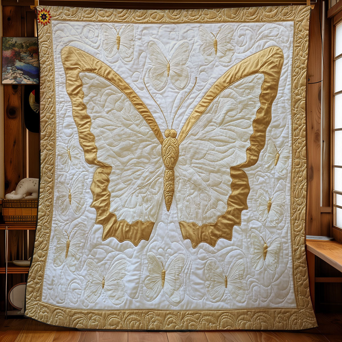 Butterfly WY2111041CL Quilt