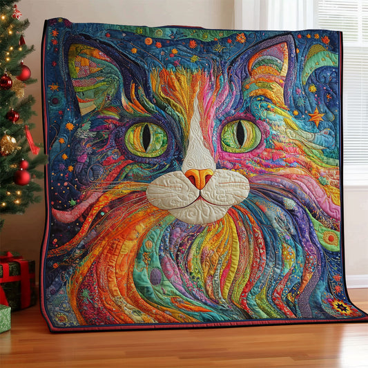 Colourful Cat WY3010012CL Quilt