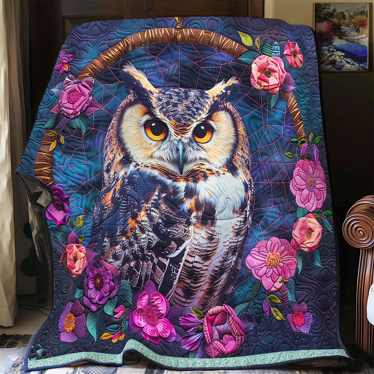 Dreamcatcher Owl WP0609017CL Quilt