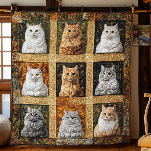 Charming Cat Faces WN2910011CL Quilt