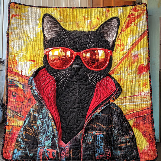 Cool Black Cat CW2205368CL Quilt