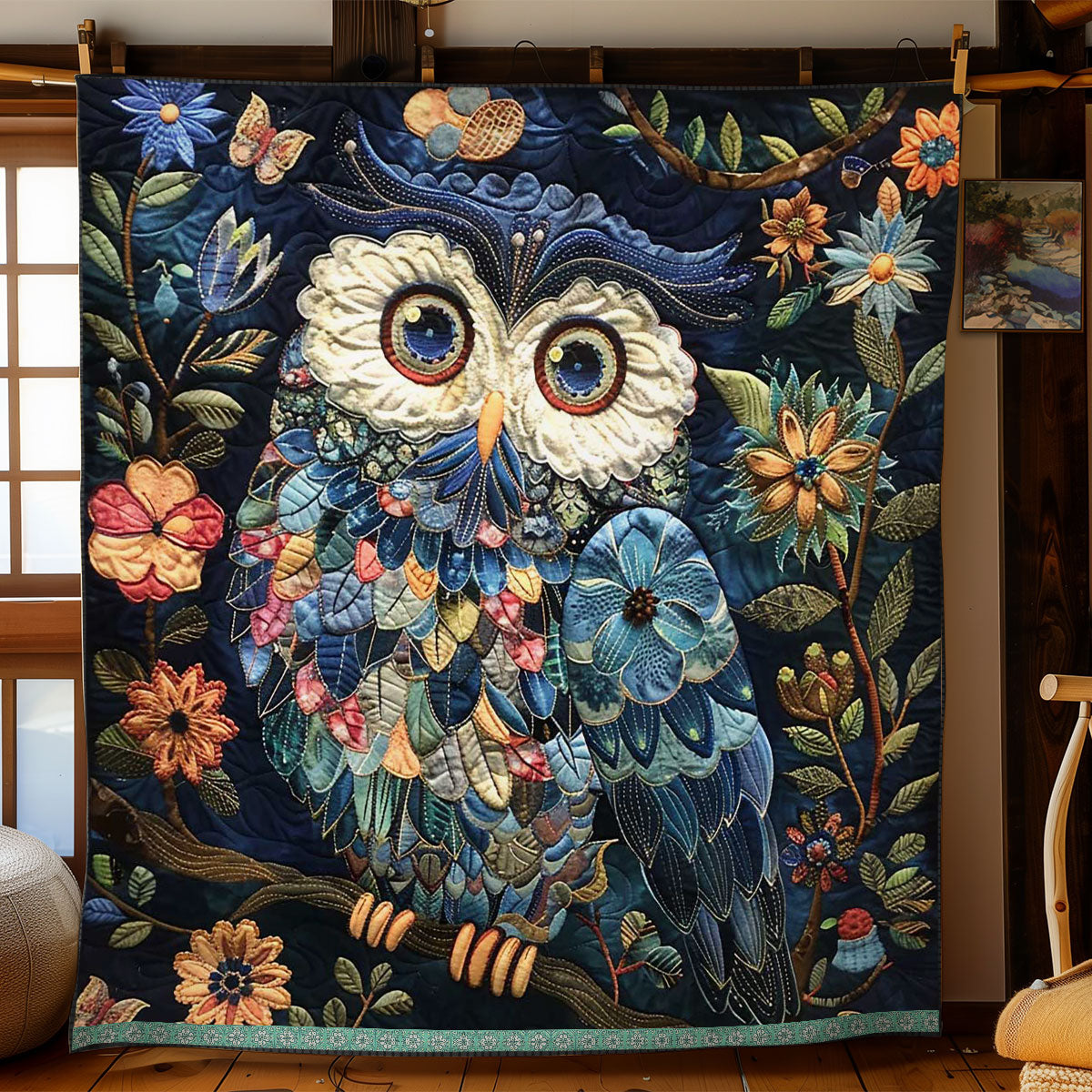 Enchanting Owl WJ1309007CL Quilt