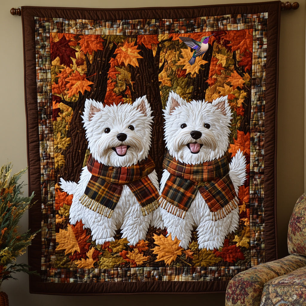 Cute Westie WX2610010CL Quilt