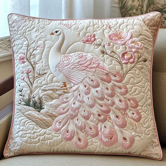 White Peacock WT1403131CL Quilt Pillow Case