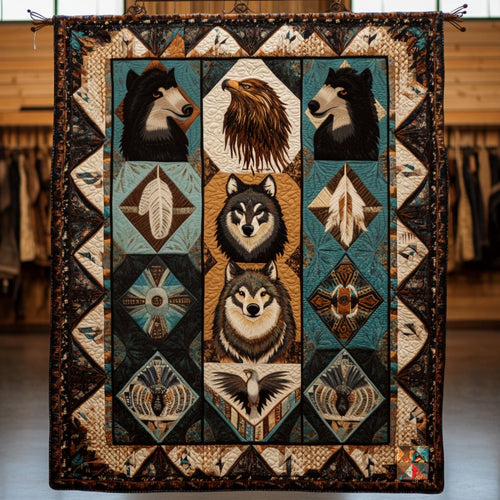 Tribal Wild Animal WU0912018CL Quilt