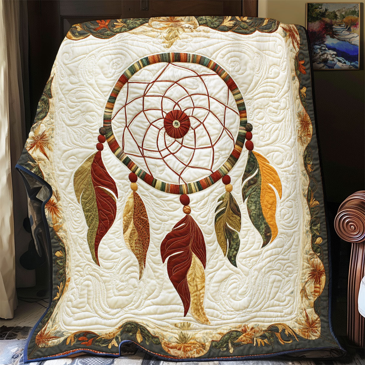 Majestic Feather Dreamcatcher WY1502052CL Quilt