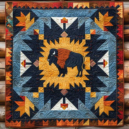 Native American Bison WN2410030CL Quilt