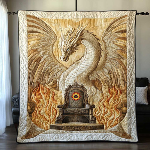 Golden Throne Dragon WP0512007CL Quilt