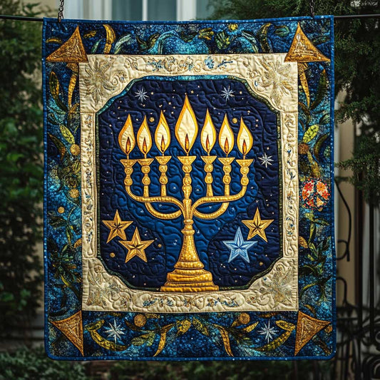 Hanukkah Lights Of Hope WN0910048CL Quilt