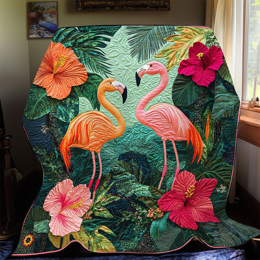 Joyful Flamingo  WX2612042CL Quilt
