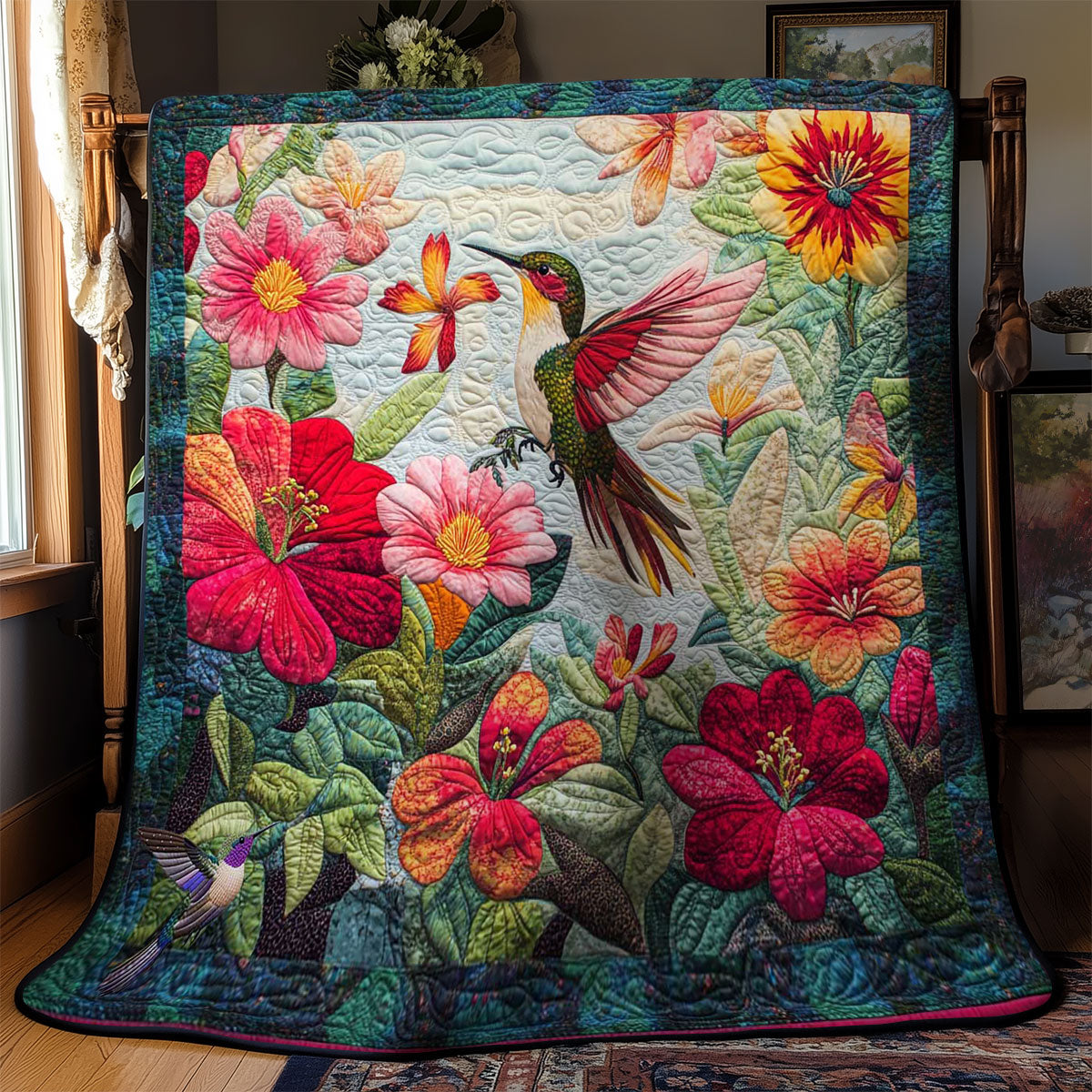 Hummingbird’s Dance WN1912050CL Quilt