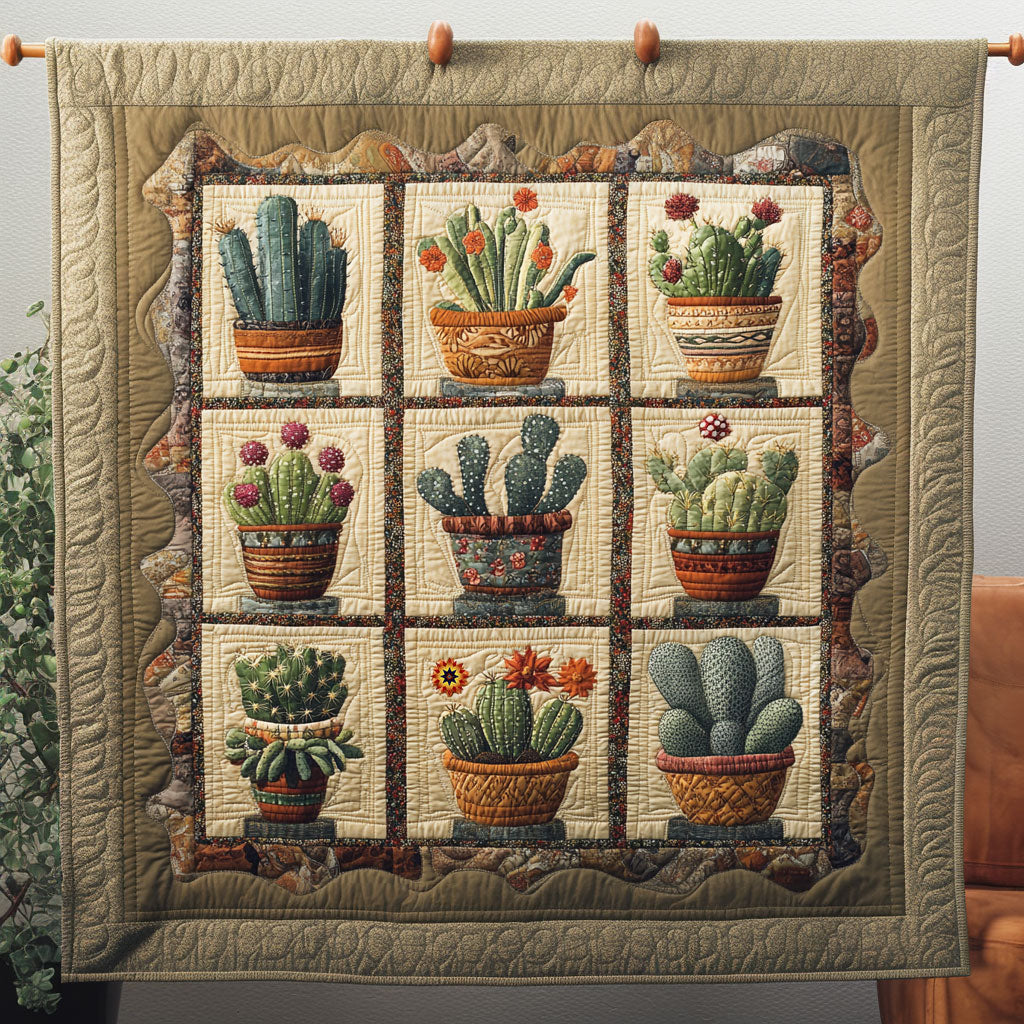 Vintage Cactus WJ1911023CL Quilt