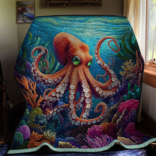 Octopus Orange WX1511033CL Quilt