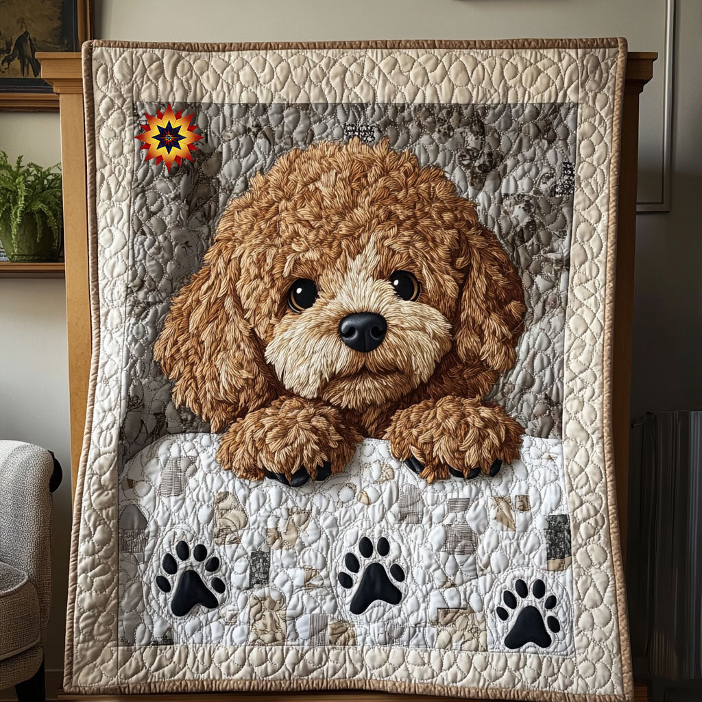 Cute Poodle WX0511011CL Quilt