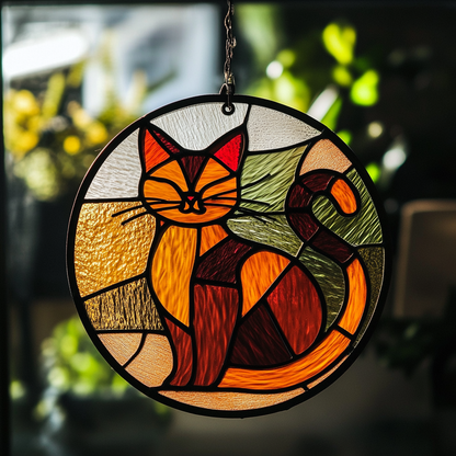 Cat WJ3010041CL Suncatcher