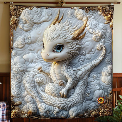Royal White Dragon WY1411017CL Quilt