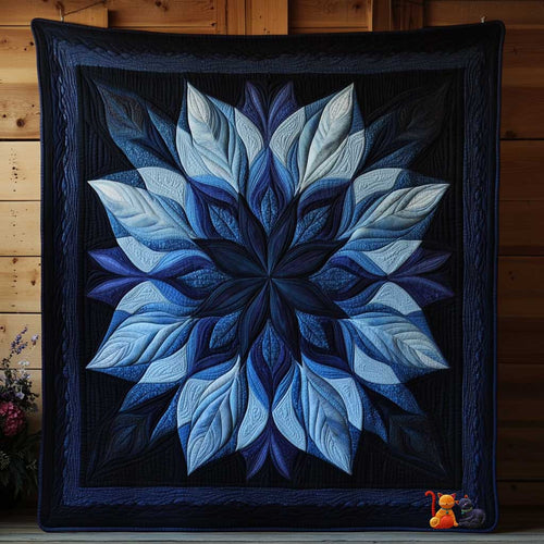 Whispering Blue Flower Fields WN0810081CL Quilt