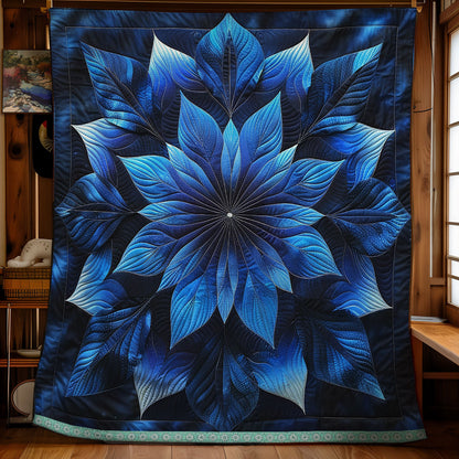 Enchanted Blue Bloom WN1309005CL Quilt