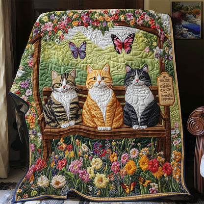 Garden Bench Waiting CP1107045CL Quilt