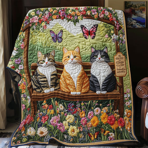 Garden Bench Waiting CP1107045CL Quilt