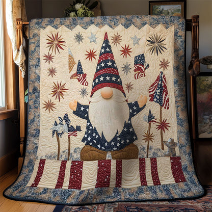 Patriotic Gnome Pride WN2811002CL Quilt