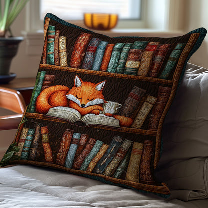 Fox Bookcase WJ0310035CL Quilt Pillow Case