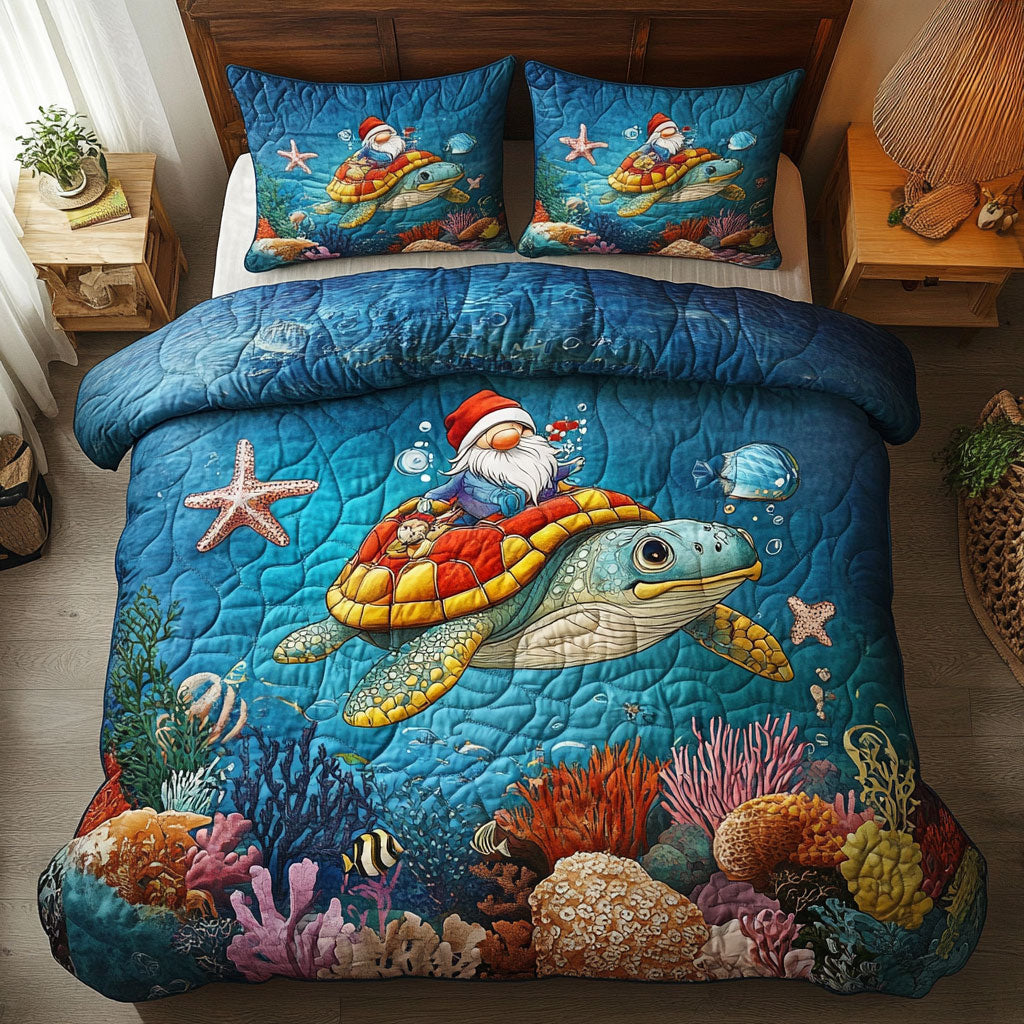 Gnome In Ocean WY0502009CL Duvet Cover Set