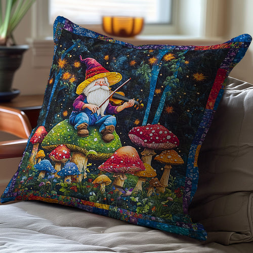 Gnome In Mushroom Forest WY1712059CL Quilt Pillow Case