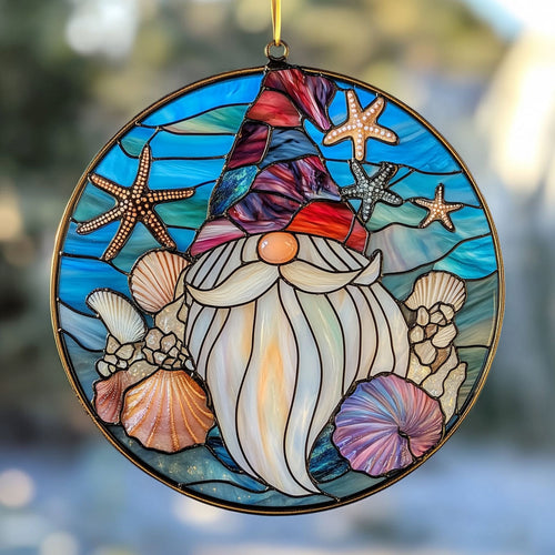Gnome In Ocean WY2801047CL Suncatcher