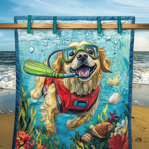 Golden Retriever Sea Explorer WN2409053CL Quilt