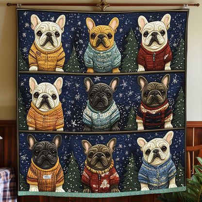 Winter Sweater French Bulldog WP1309019CL Quilt