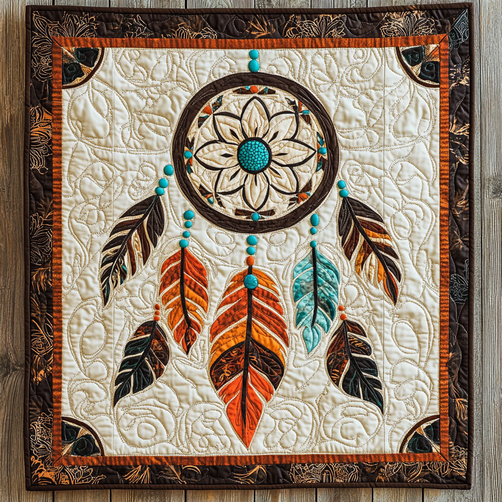 Feather Dreamcatcher WY0202022CL Quilt