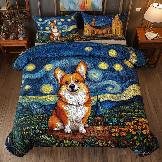 Corgi Happy WT0602004CL Duvet Cover Set