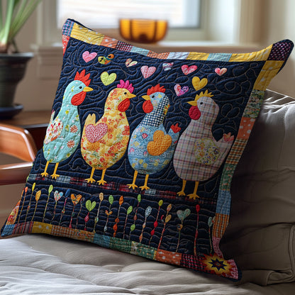 Heart Hen WY2212082CL Quilt Pillow Case