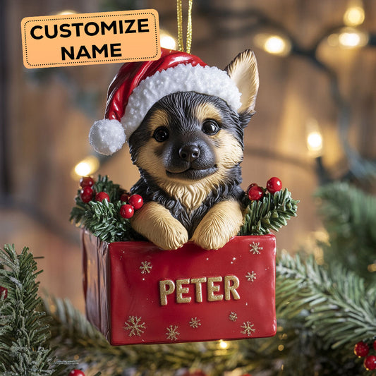 Lovely German Shepherd CW2411035CL Personalized Christmas Ornament