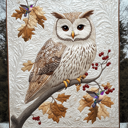 Winter Owl XR0212005CL Quilt