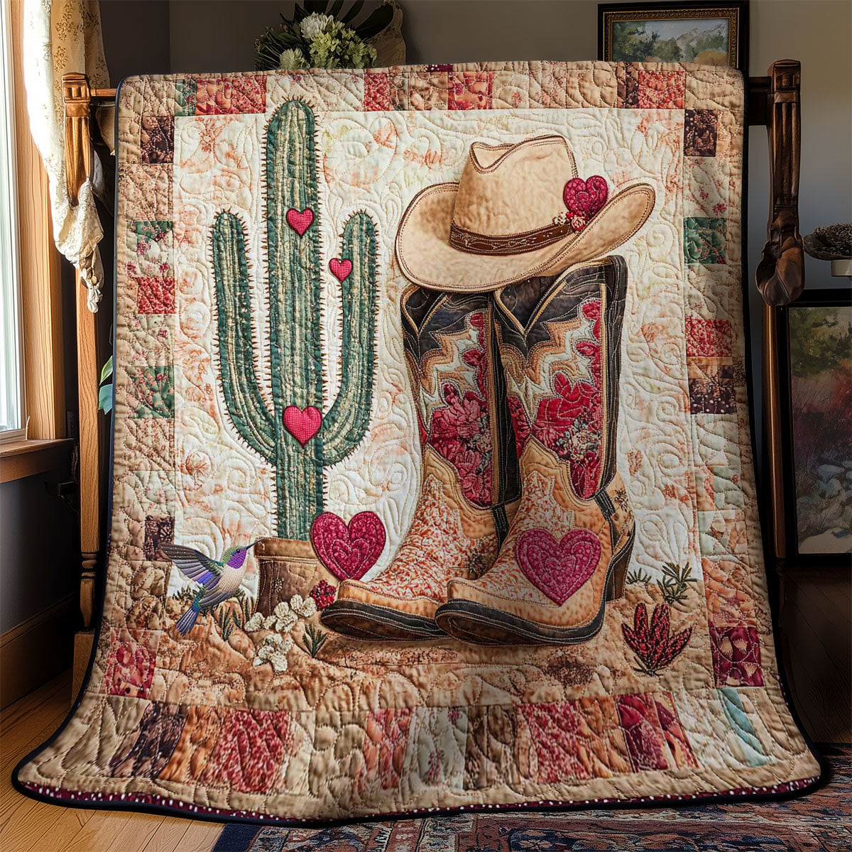 Valentine Cowboy Boots WN0412057CL Quilt