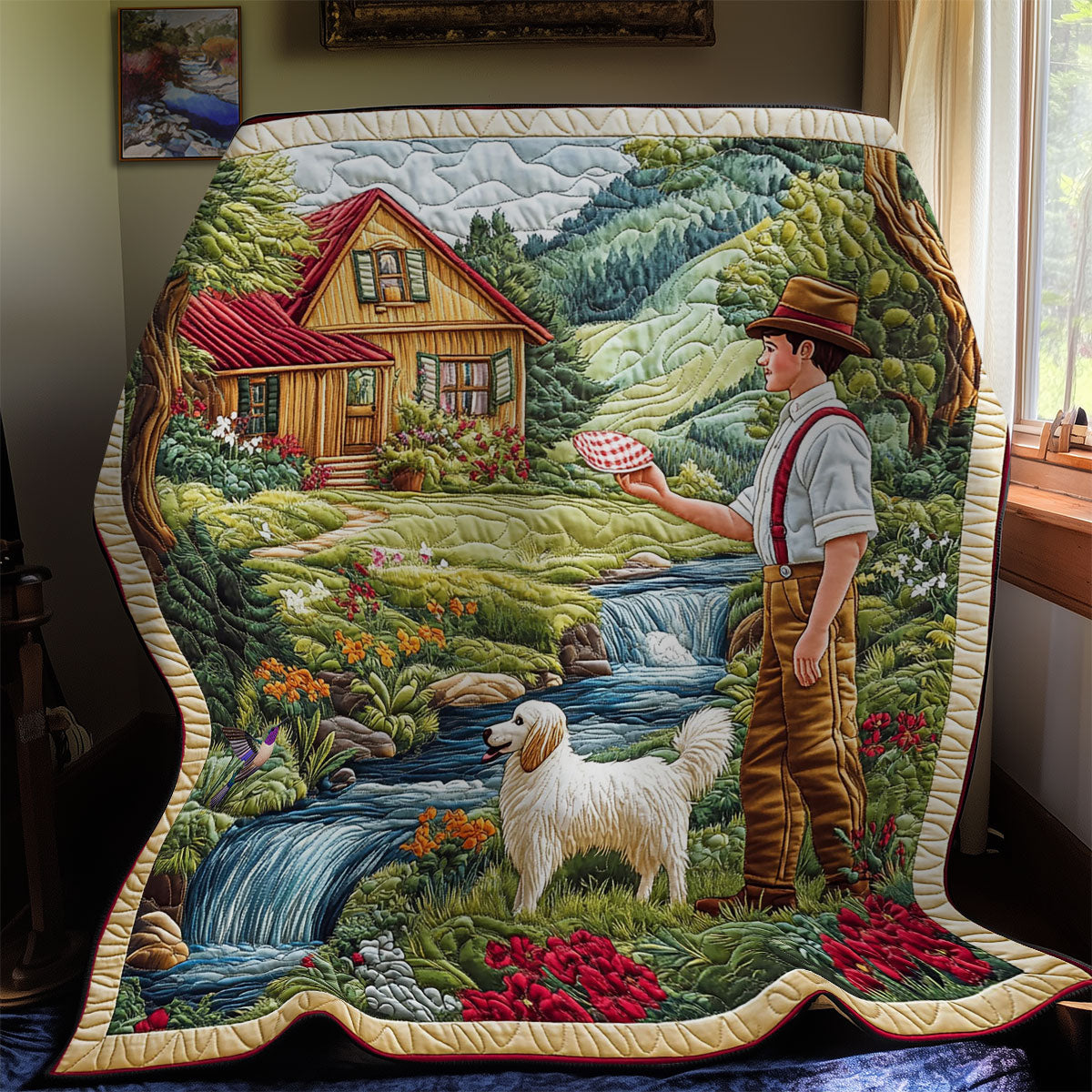 Peaceful Countryside WY0912008CL Quilt