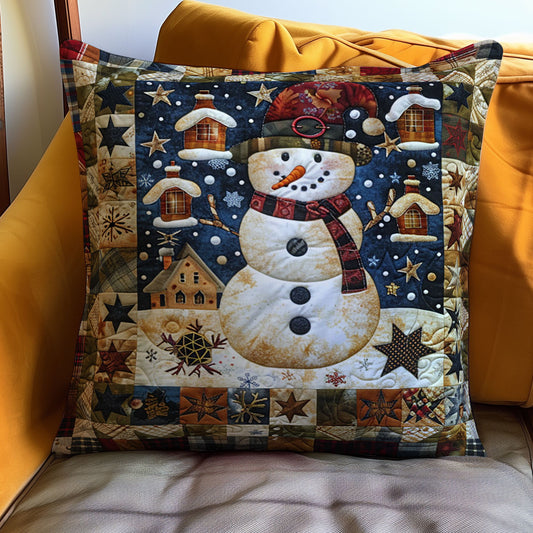 Christmas Snowman WJ2110032CL Quilt Pillow Case