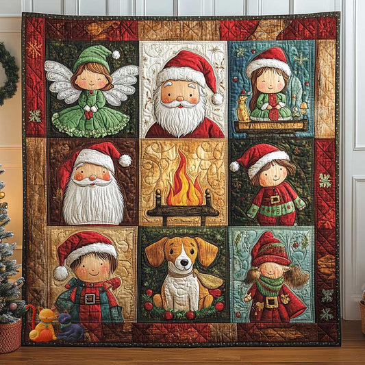 Christmas Magic With Dog WN0910047CL Quilt