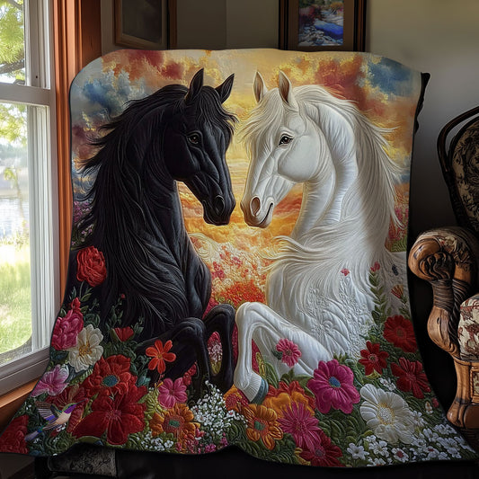 Couple Horse WY0912017CL Quilt