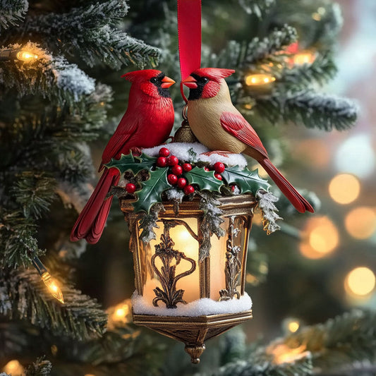 Cozy Love Cardinal WN2110018CL Christmas Ornament