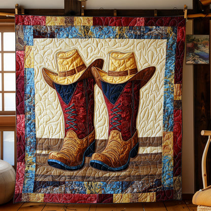 Cowboy Boots And Hat WY1502034CL Quilt