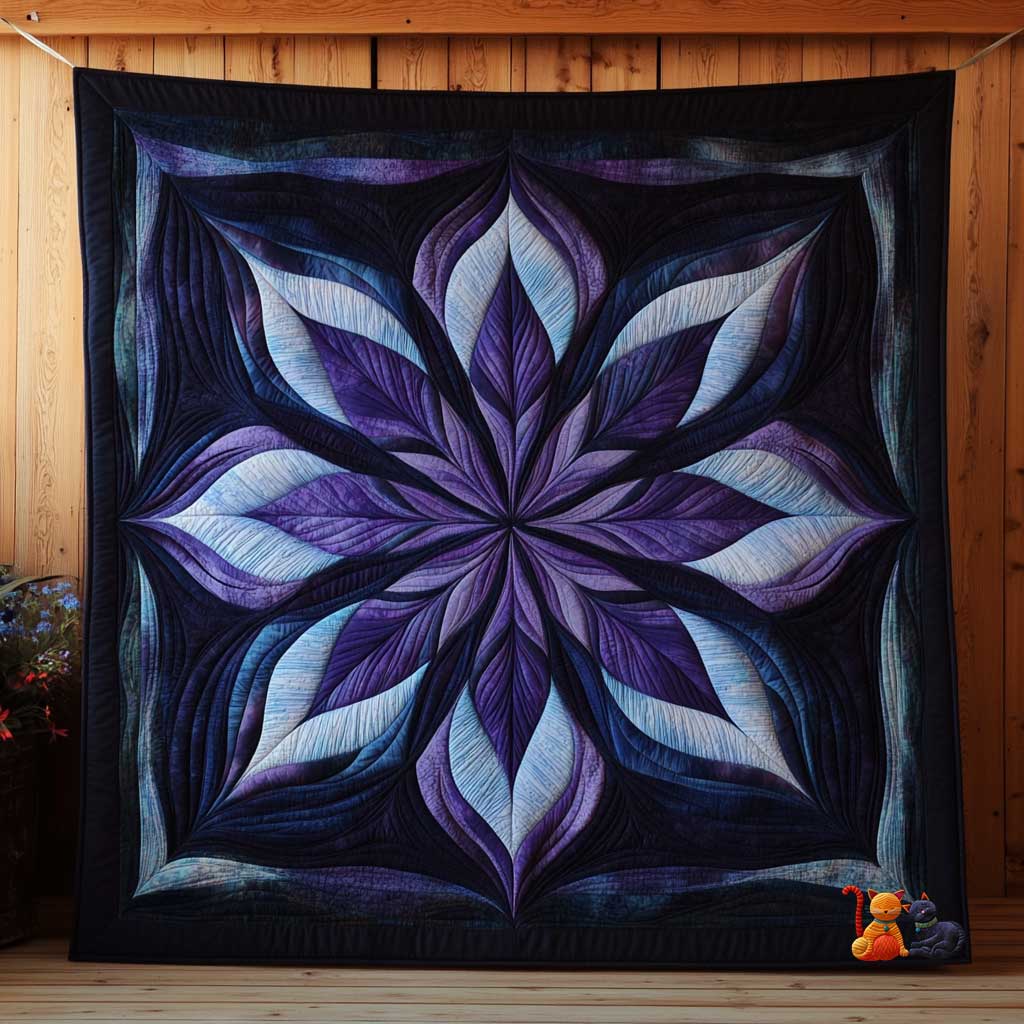 Serene Flower Field WN0810088CL Quilt